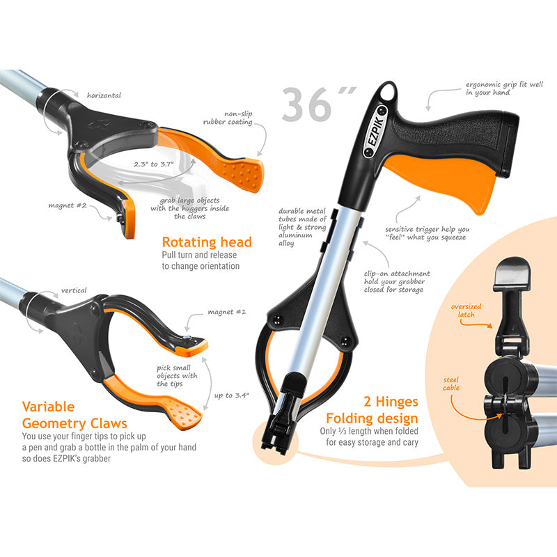 Pro 36” Foldable Grabbers