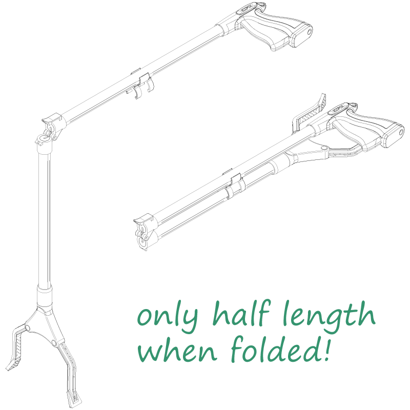 Classic 40" Foldable Long Grabber